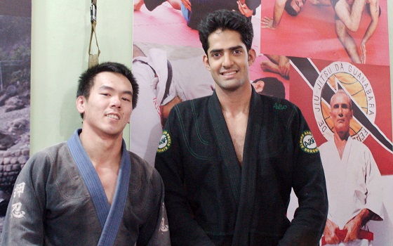 Gian Dee from Phillippines visits BJJ India