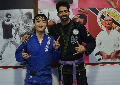 Michael So from Korea visits BJJ India