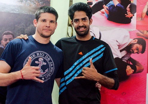 Pedro from USA visits BJJ India