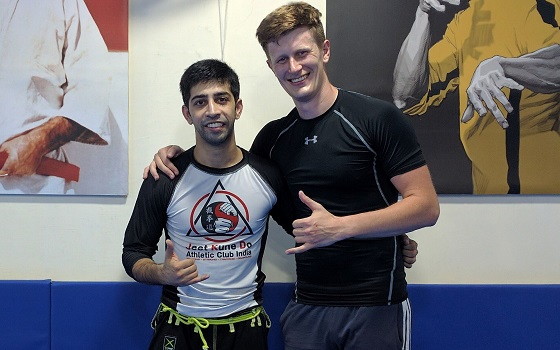 Alastair Meehan from New Zealand Visits BJJ India